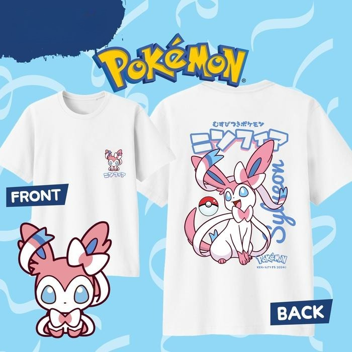 Summer Clothing Men 2025 - 2025 Summer Pokémon Anime SYLVEON 100%