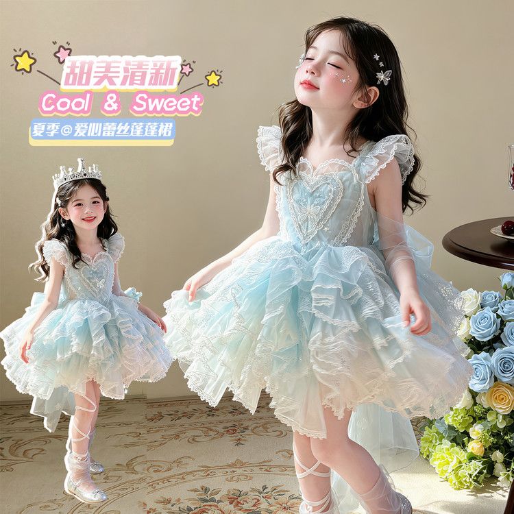 Summer Gauze Clothing - Summer Backless Lolita Ball Gown Dress