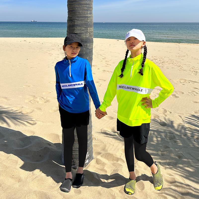 Three Piece Long Sleeve Neon C - Rash Guard Long Sleeve ulasan dan harga
