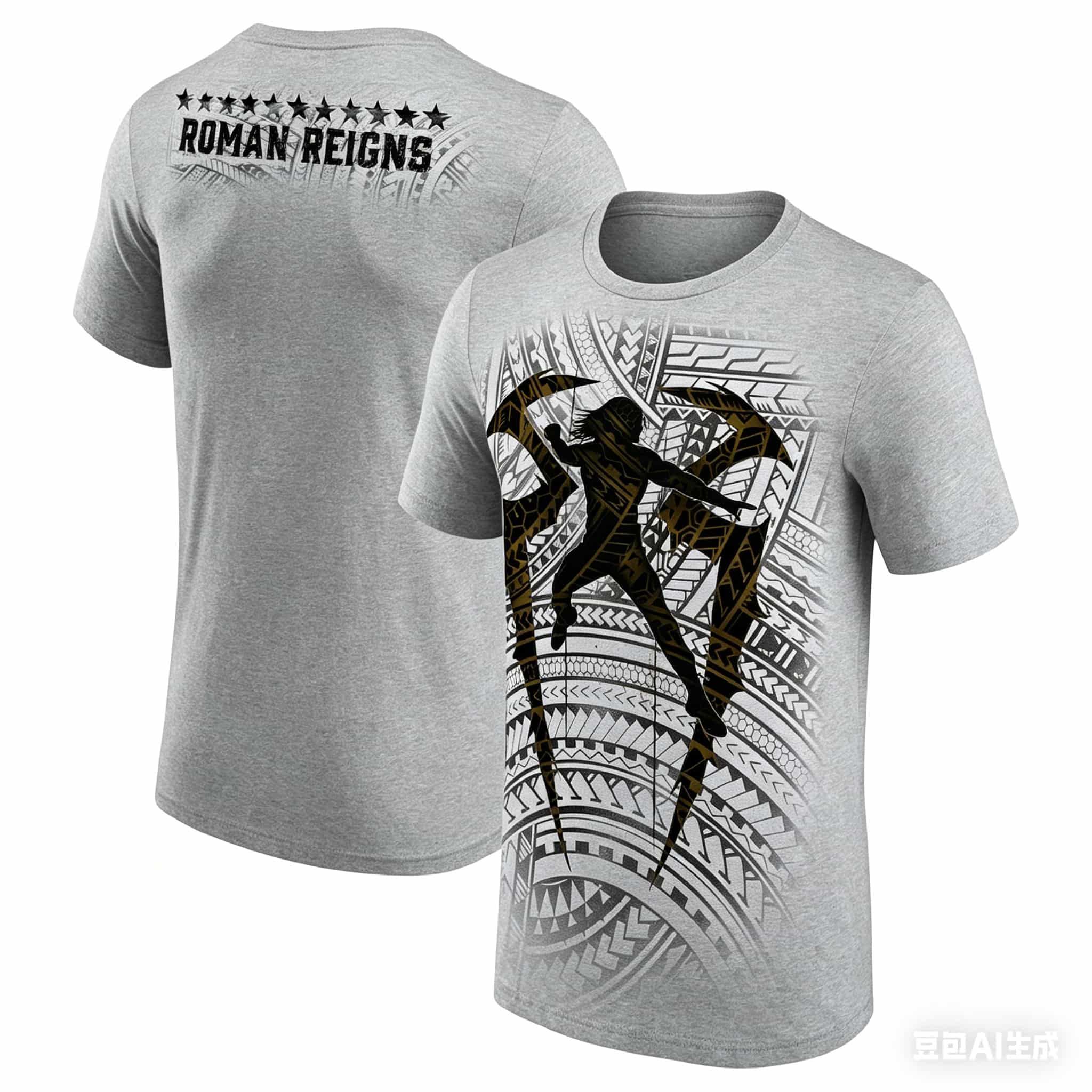 Roman Reigns Tribal Logo Print - Summer Reign Clothing ulasan dan harga