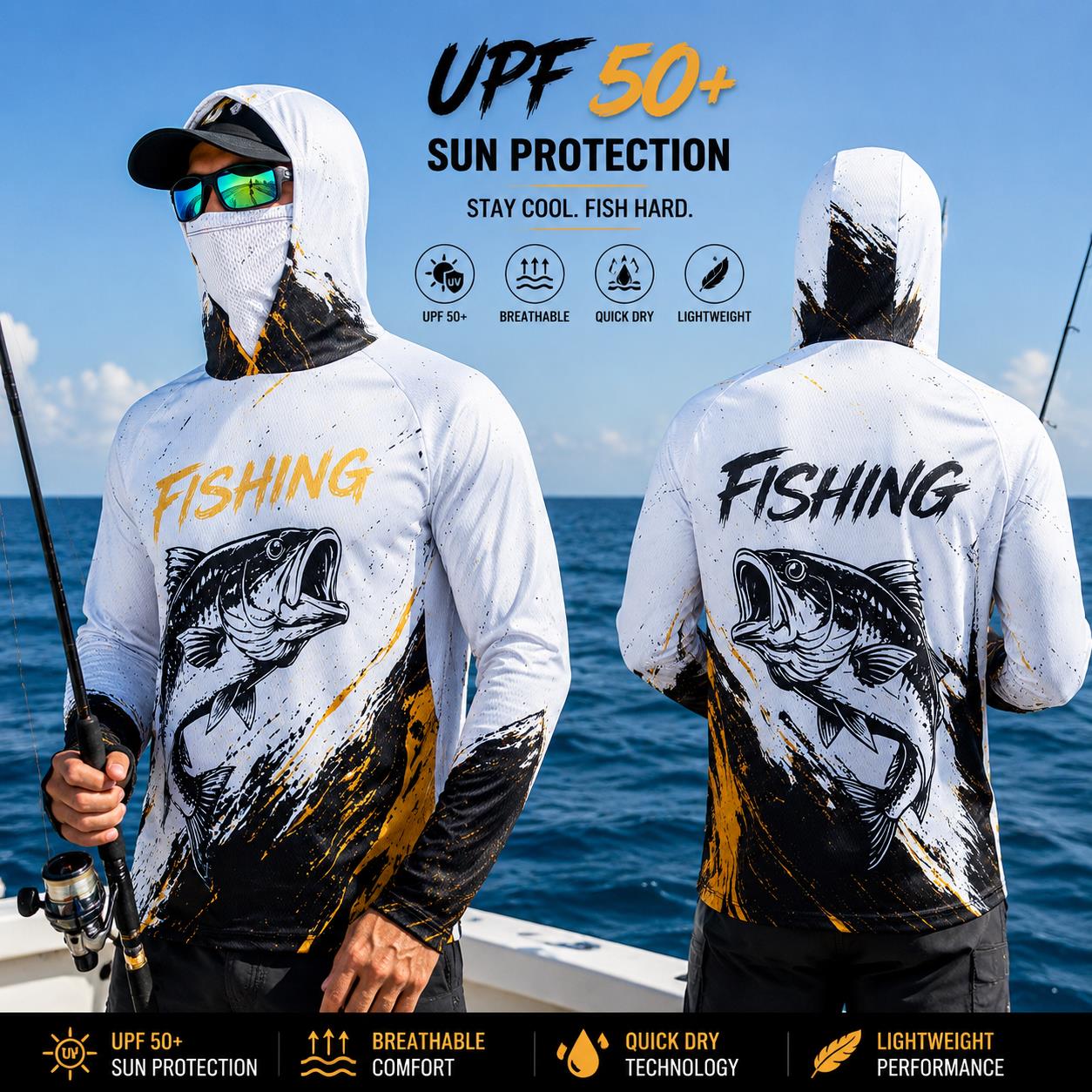 Outdoor Sun Protective Long Sl - Rash Guard Long Sleeve ulasan dan harga
