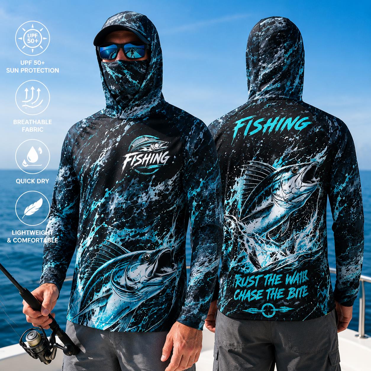 Outdoor Sun Protective Long Sl - Rash Guard Long Sleeve ulasan dan harga