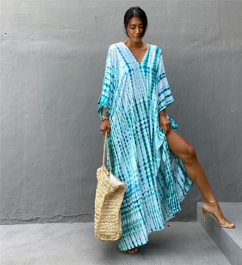Plus Size Women Beachwear Long - Summer Clothing For Older Women ulasan dan harga