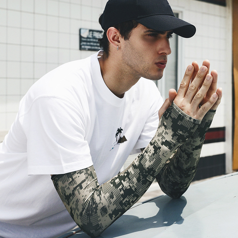 Uv Solar Arm Sleeve Men Summer - Rash Guard Long Sleeve ulasan dan harga