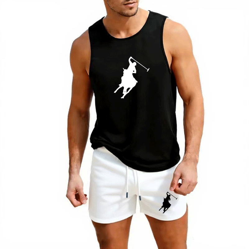 European Men Summer Vest and S - Summer Clothing Usa ulasan dan harga