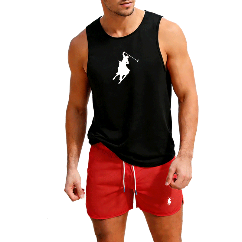 European Men Summer Vest and S - Summer Clothing Usa ulasan dan harga