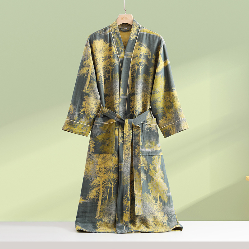 Spring Summer Pure Cotton Doub - Summer Gauze Clothing ulasan dan harga