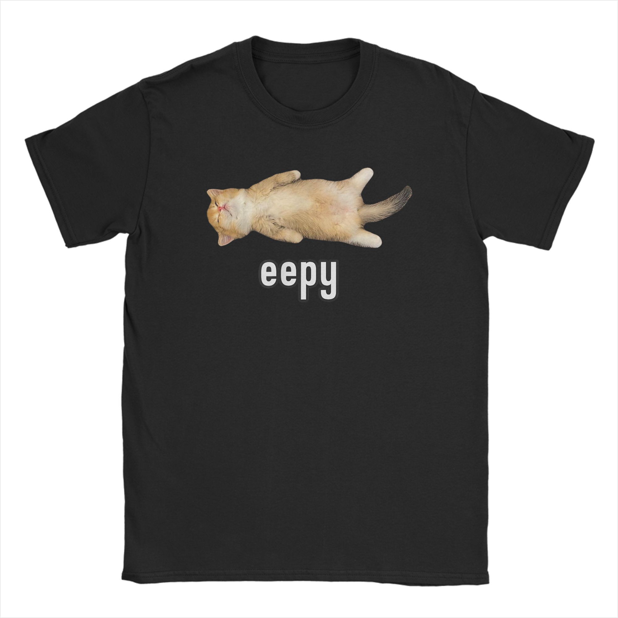 Womens Eepy Cat T Shirt Silly  - Summer Clothing Ideas For Women ulasan dan harga