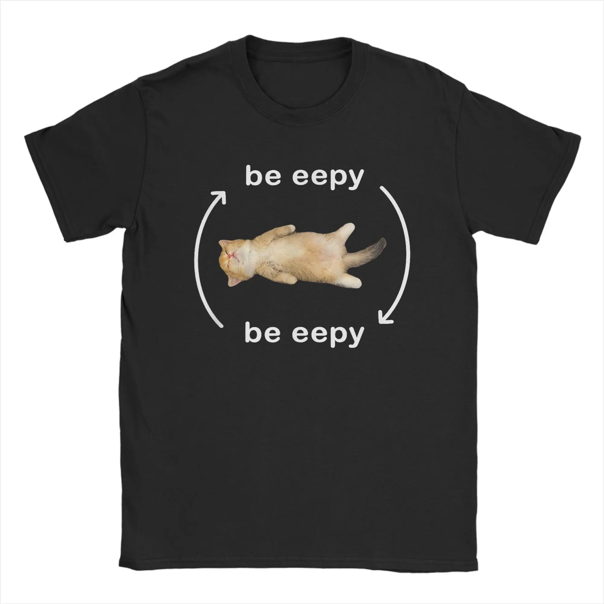 Womens Eepy Cat T Shirt Silly  - Summer Clothing Ideas For Women ulasan dan harga