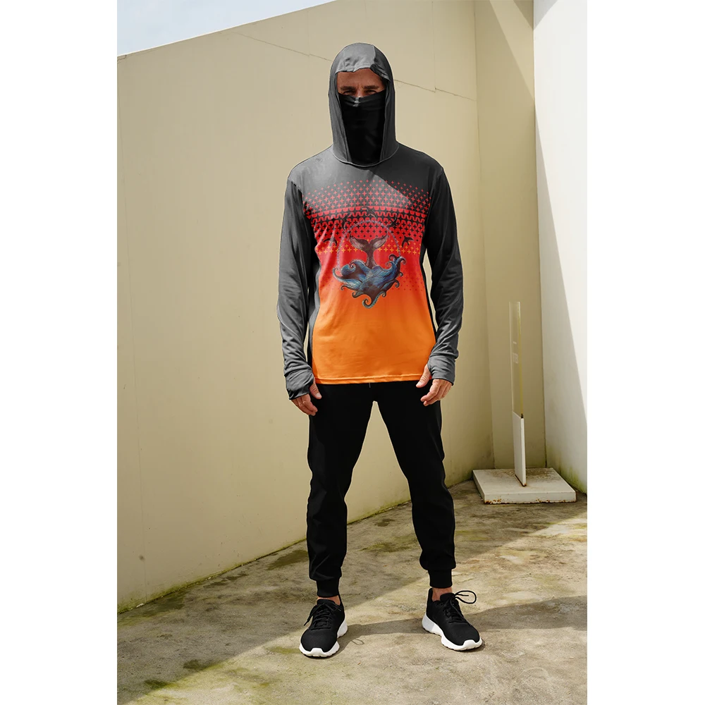 Fishing Shirts Men Sun Protect - Summer Clothing Usa ulasan dan harga