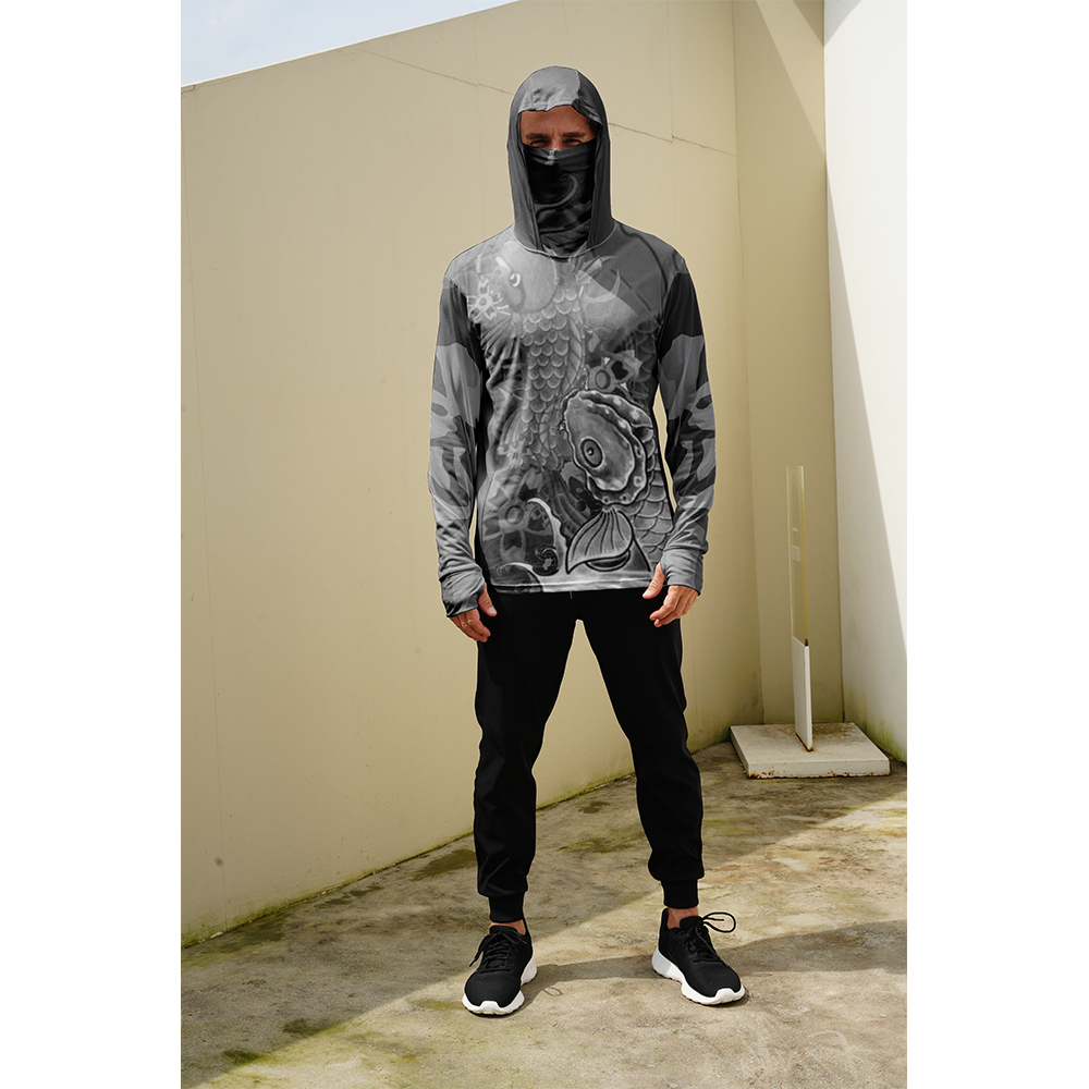 Fishing Shirts Men Sun Protect - Summer Clothing Usa ulasan dan harga