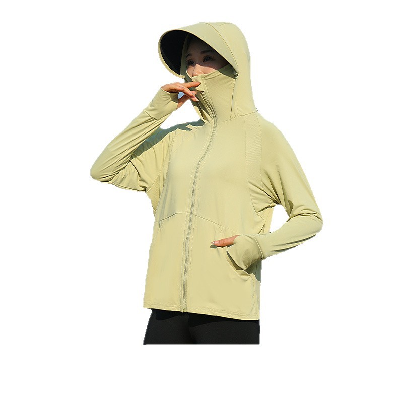 Women Hooded Sun Protection Ja - Summer Clothing For Older Women ulasan dan harga
