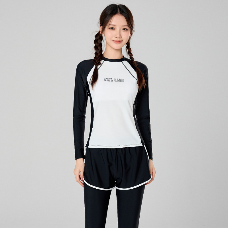 Girls Rash Guard Swimwear Long - Rash Guard Long Sleeve ulasan dan harga
