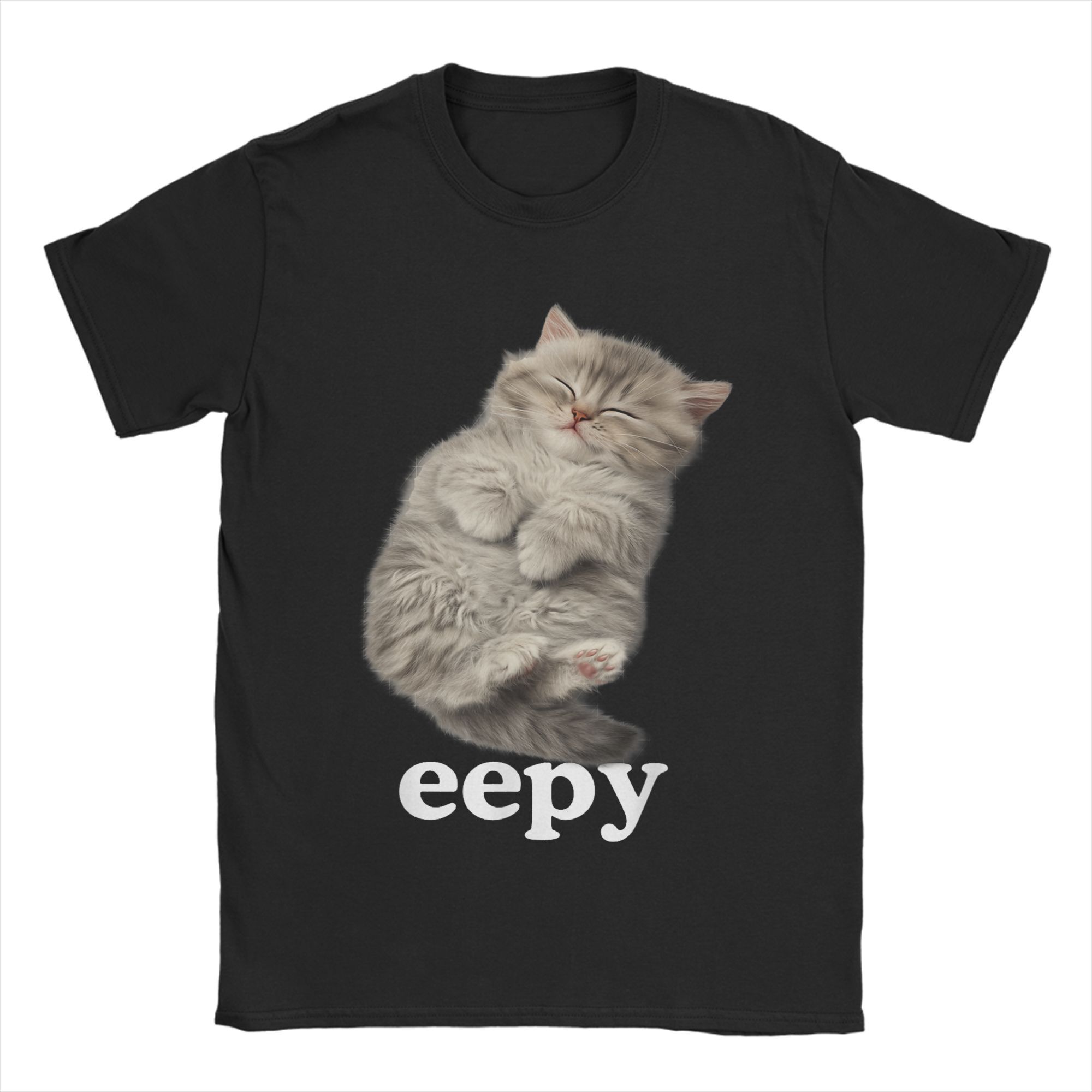 Women T-Shirt Eepy Cat Sleepy  - Summer Clothing Ideas For Women ulasan dan harga