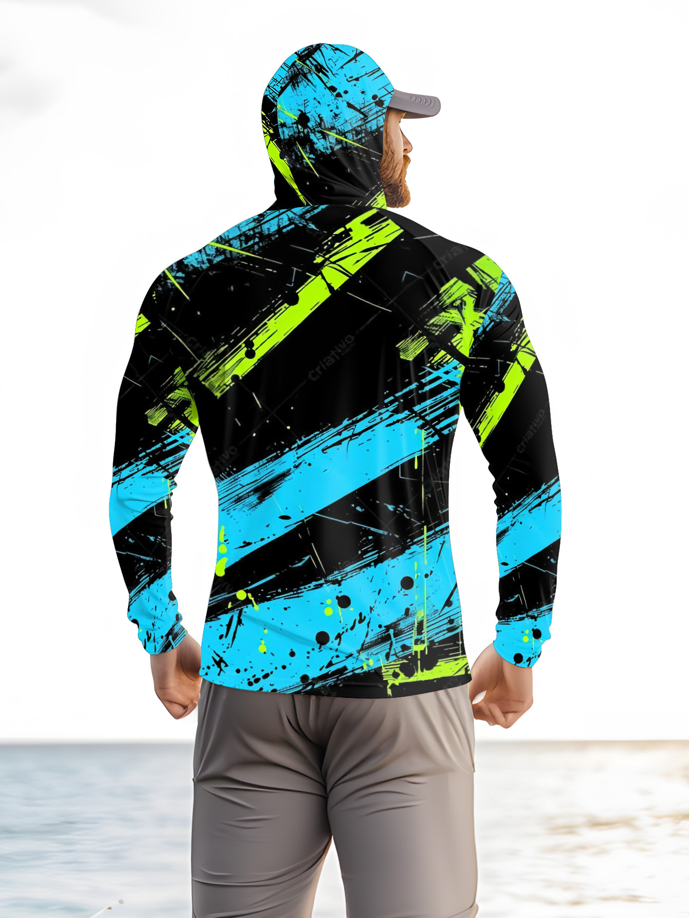 Fishing Hoodie Men Long Sleeve - Summer Uv Clothing ulasan dan harga