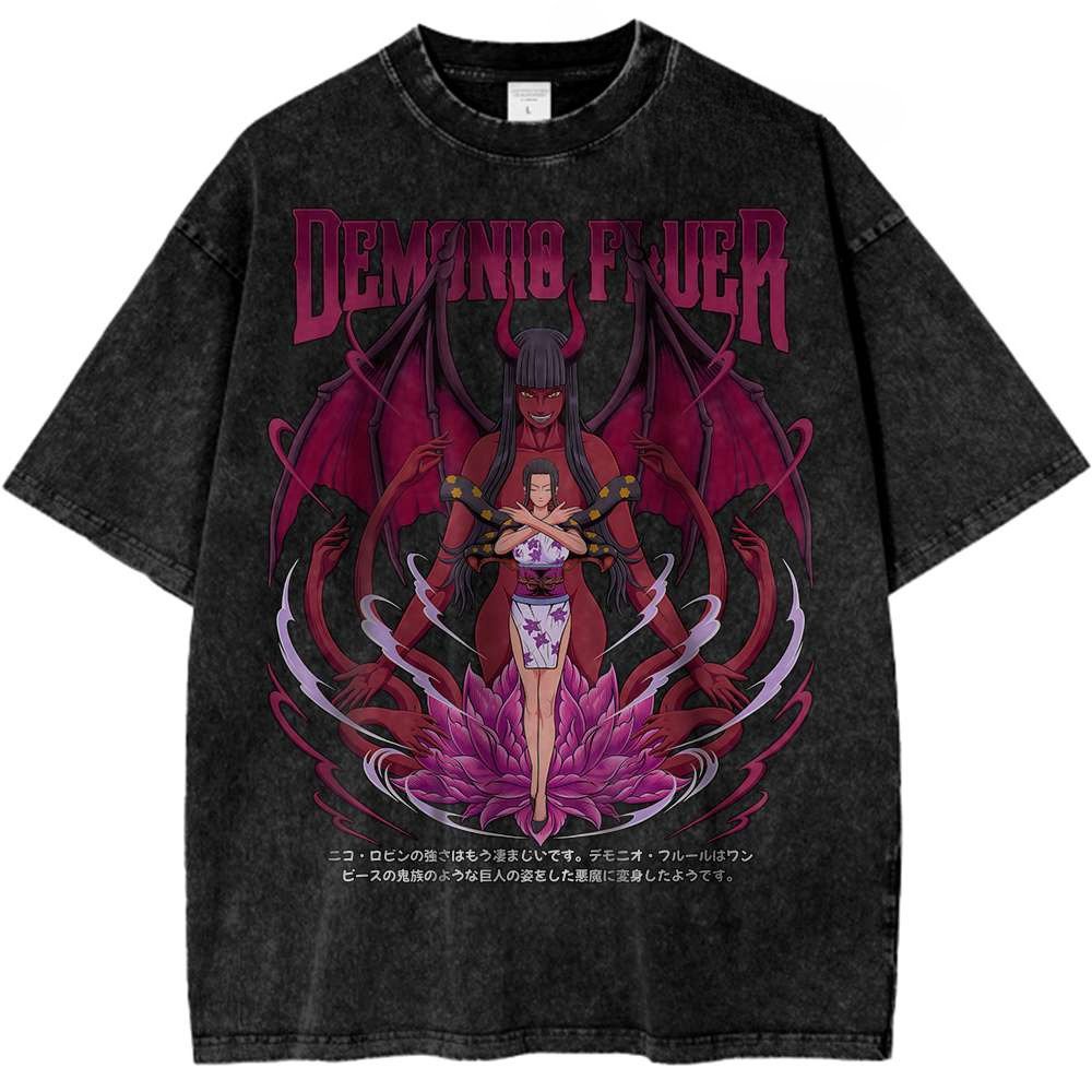 Nico Robin One Piece Anime Tsh - Summer Clothing Men 2025 ulasan dan harga