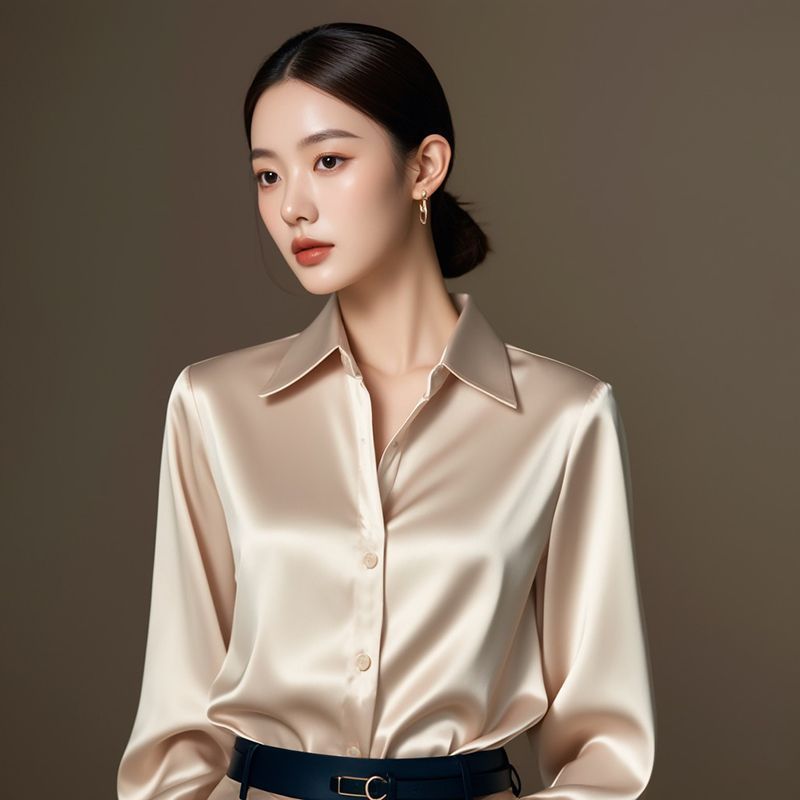 2025 Summer Women's Satin Shir - Summer Clothing Men 2025 ulasan dan harga