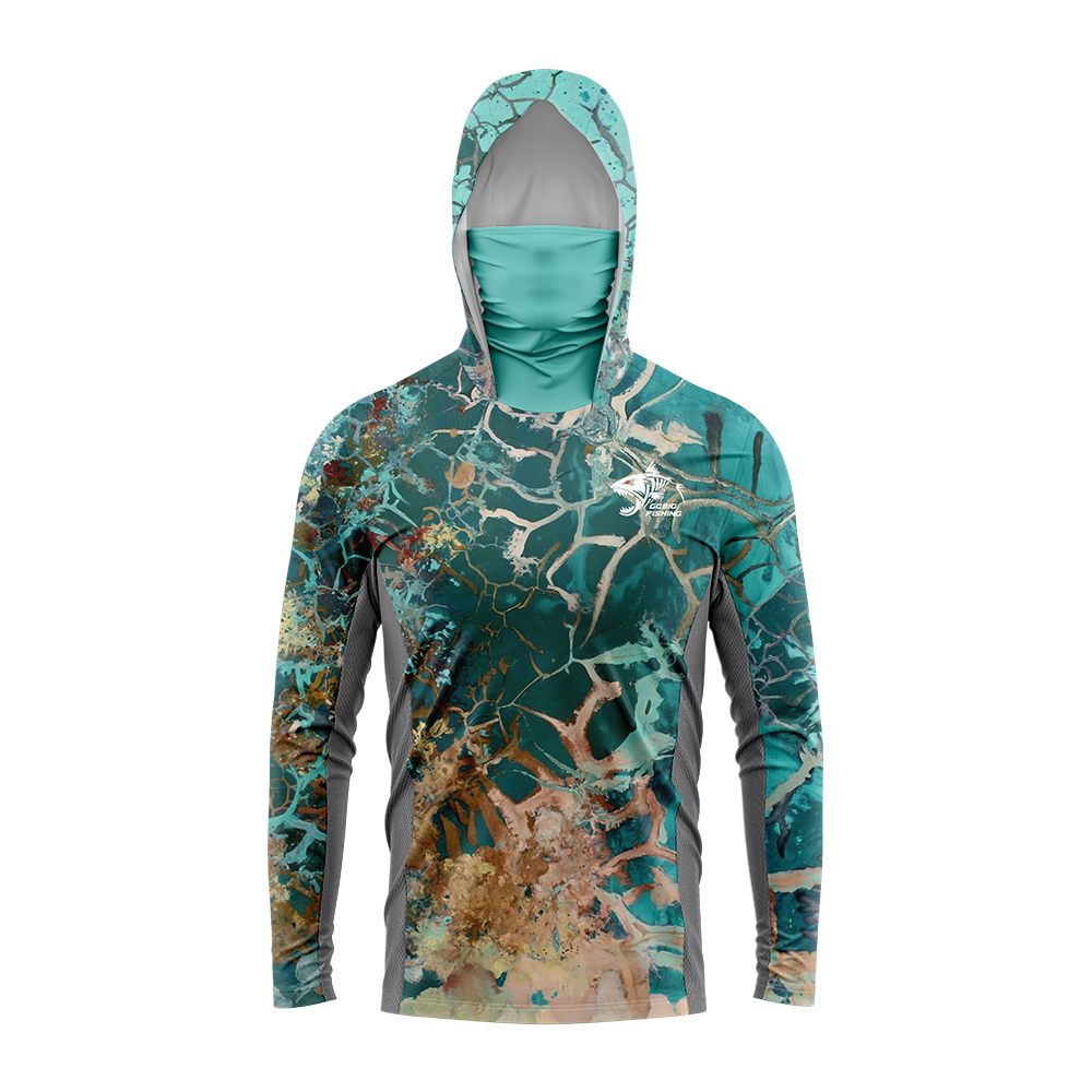 Mens Outdoor Long Sleeve Fishi - Summer Uv Clothing ulasan dan harga