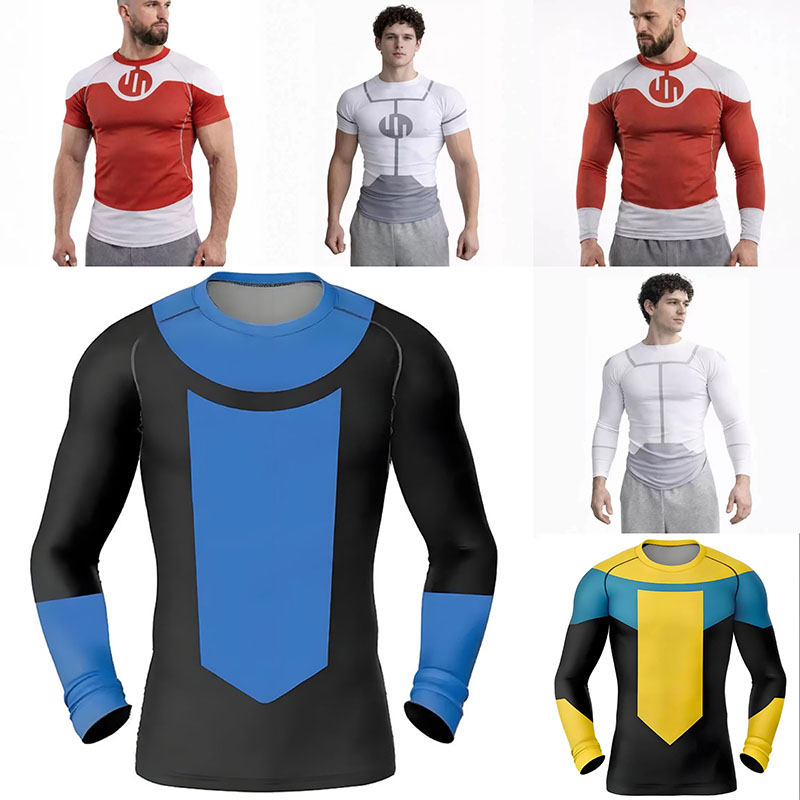 New Invincible Cosplay Rash Gu - Rash Guard Long Sleeve ulasan dan harga
