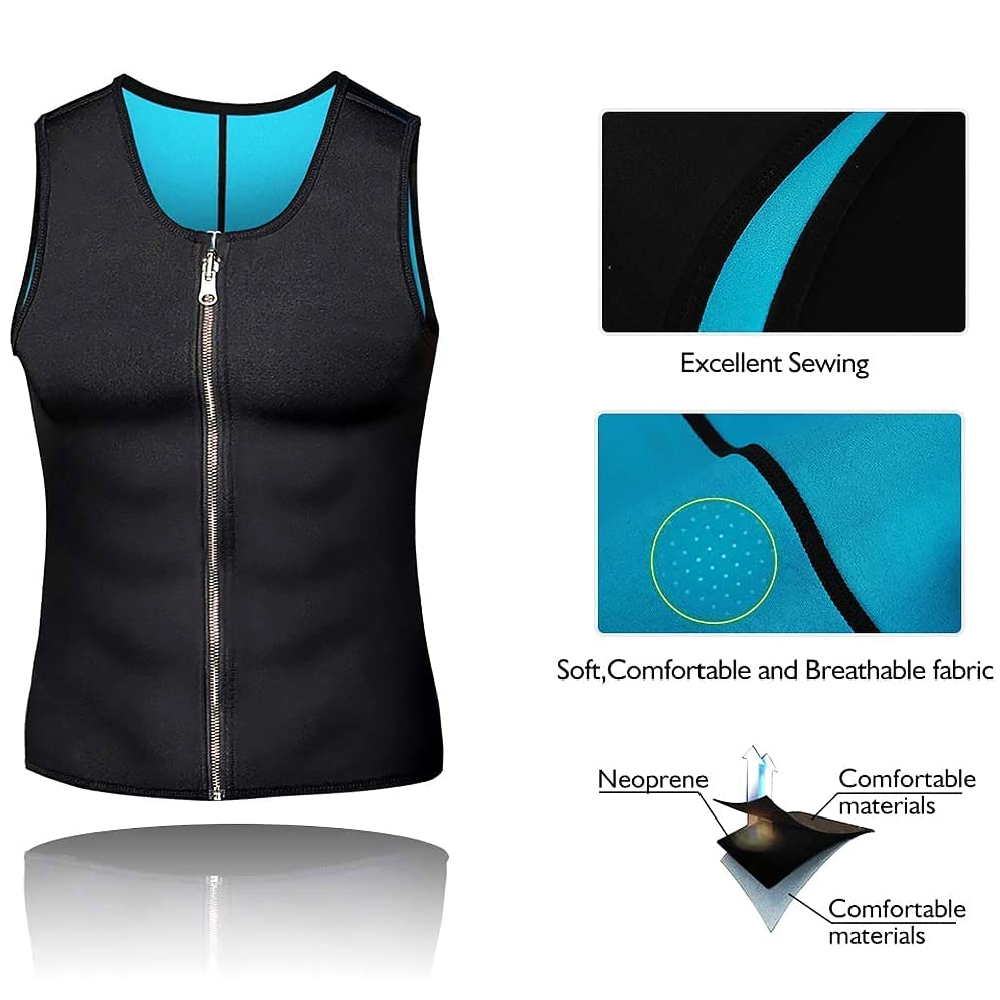 1PCS Hot Neoprene Sauna Vest f - Tank Top Breathable ulasan dan harga