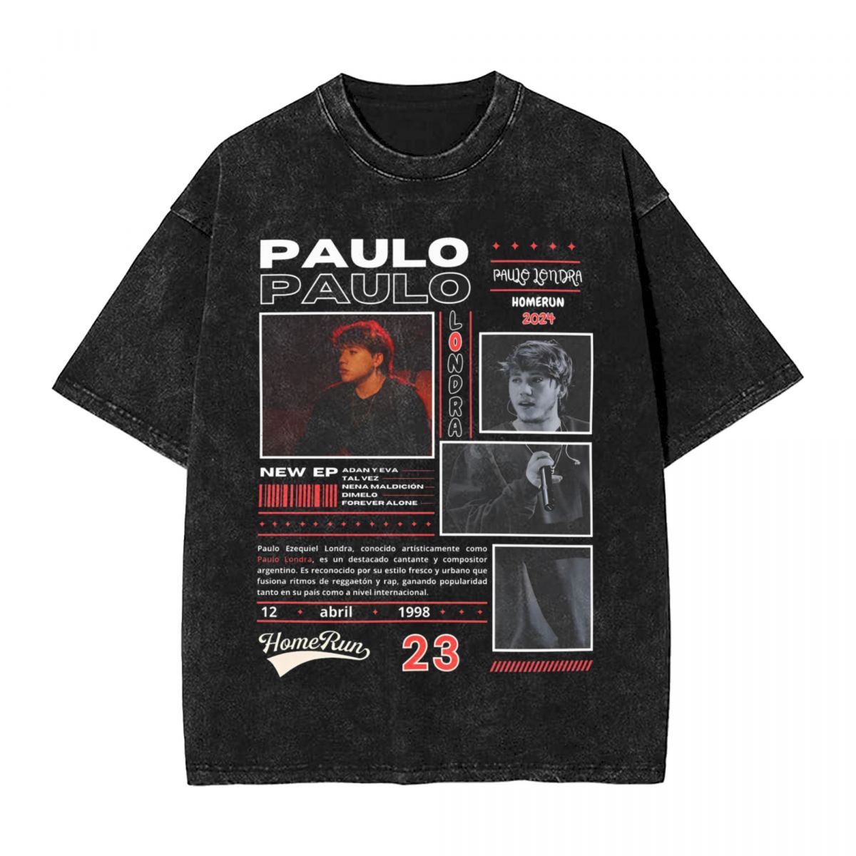 Men Women T-Shirt Paulo Londra - Summer Clothing Ideas For Women ulasan dan harga