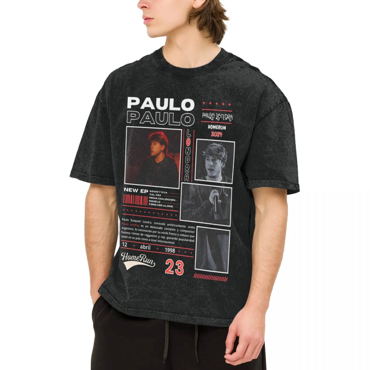 Men Women T-Shirt Paulo Londra - Summer Clothing Ideas For Women ulasan dan harga