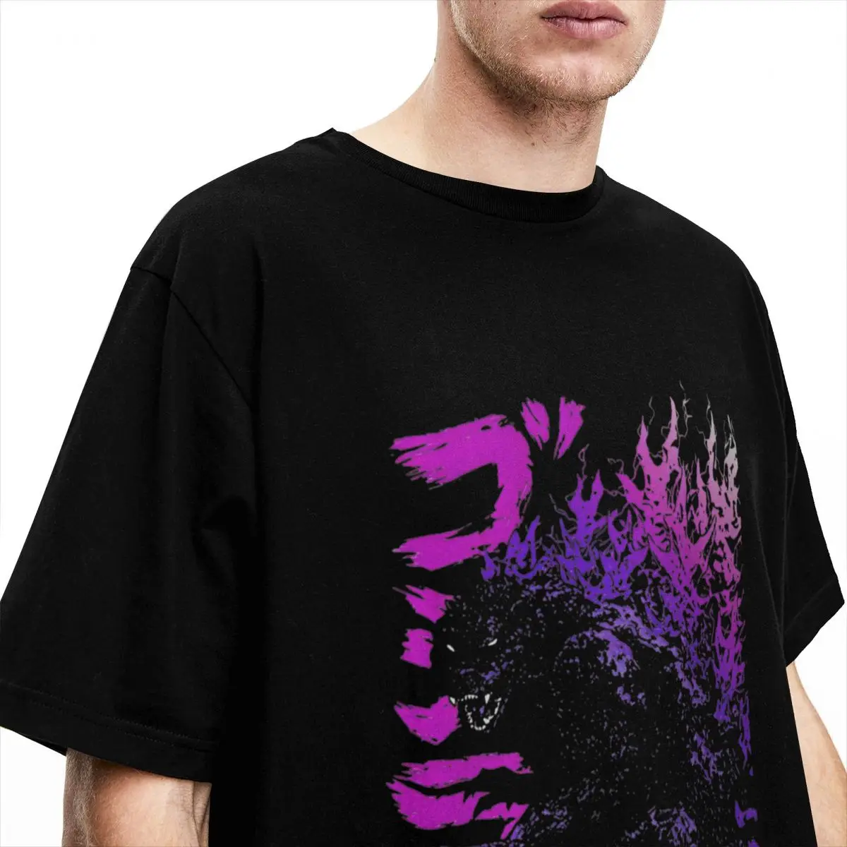 Men Millenium Godzillas T-Shir - Summer Clothing Vintage ulasan dan harga
