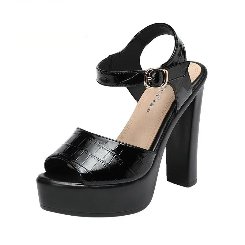 10cm 13cm Fashion Genuine Leat - Summer Clothing Elegant ulasan dan harga