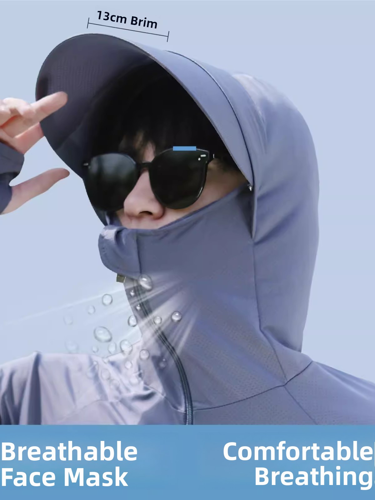 Lightweight Breathable Ice Sil - Summer Uv Clothing ulasan dan harga
