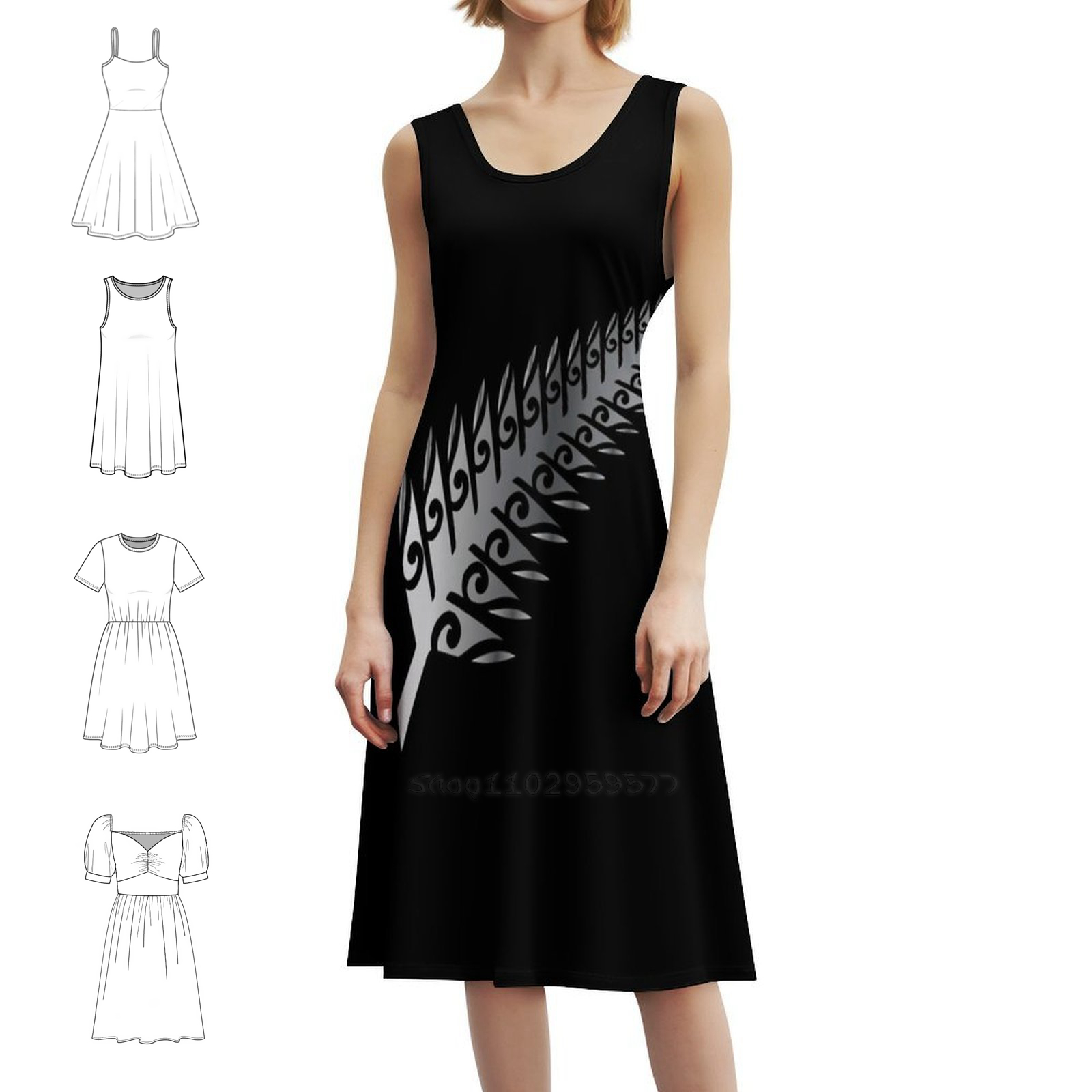 Silver Fern New Zealand Maori  - Summer Clothing Ideas For Women ulasan dan harga
