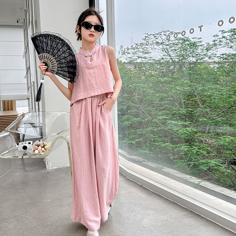 Chinese Style Children Clothes - Tank Top Breathable ulasan dan harga