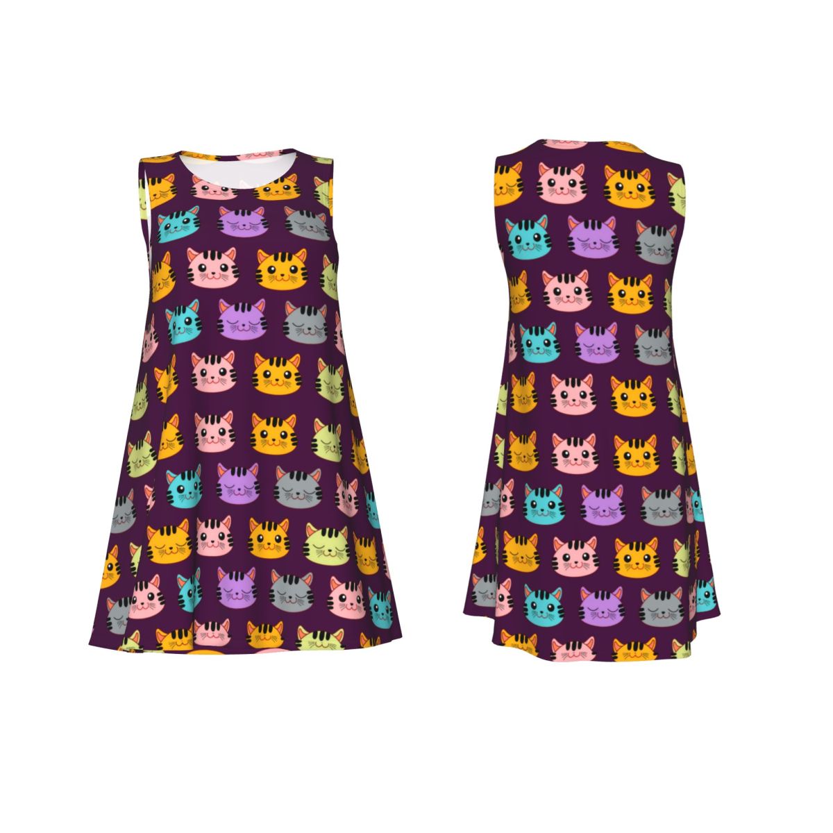 Cool Cats Tank Dress Cute Anim - Summer Clothing Ideas For Women ulasan dan harga