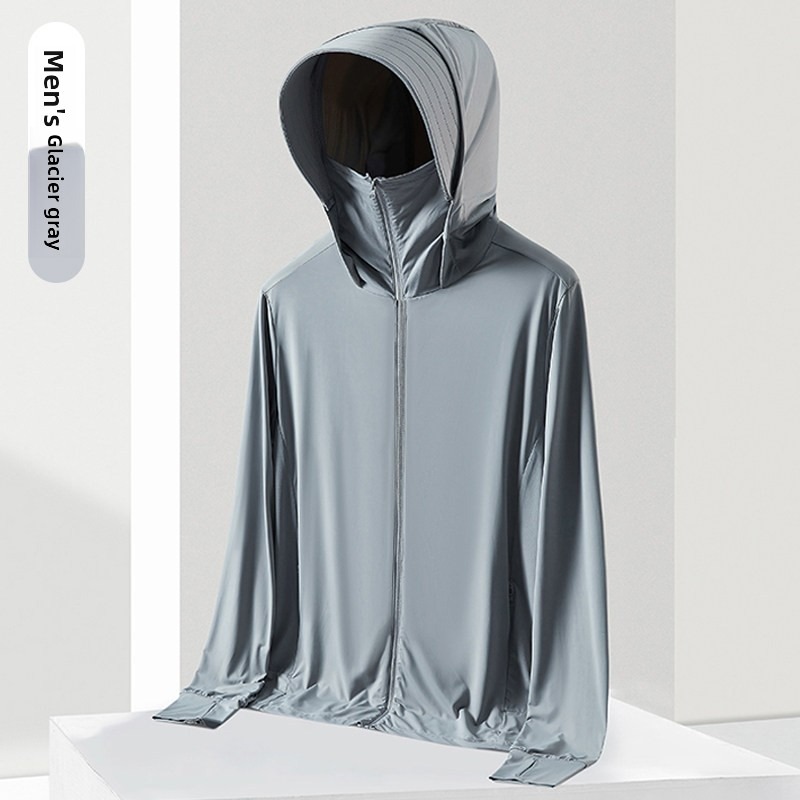 Ice silk sun protection clothi - Summer Uv Clothing ulasan dan harga