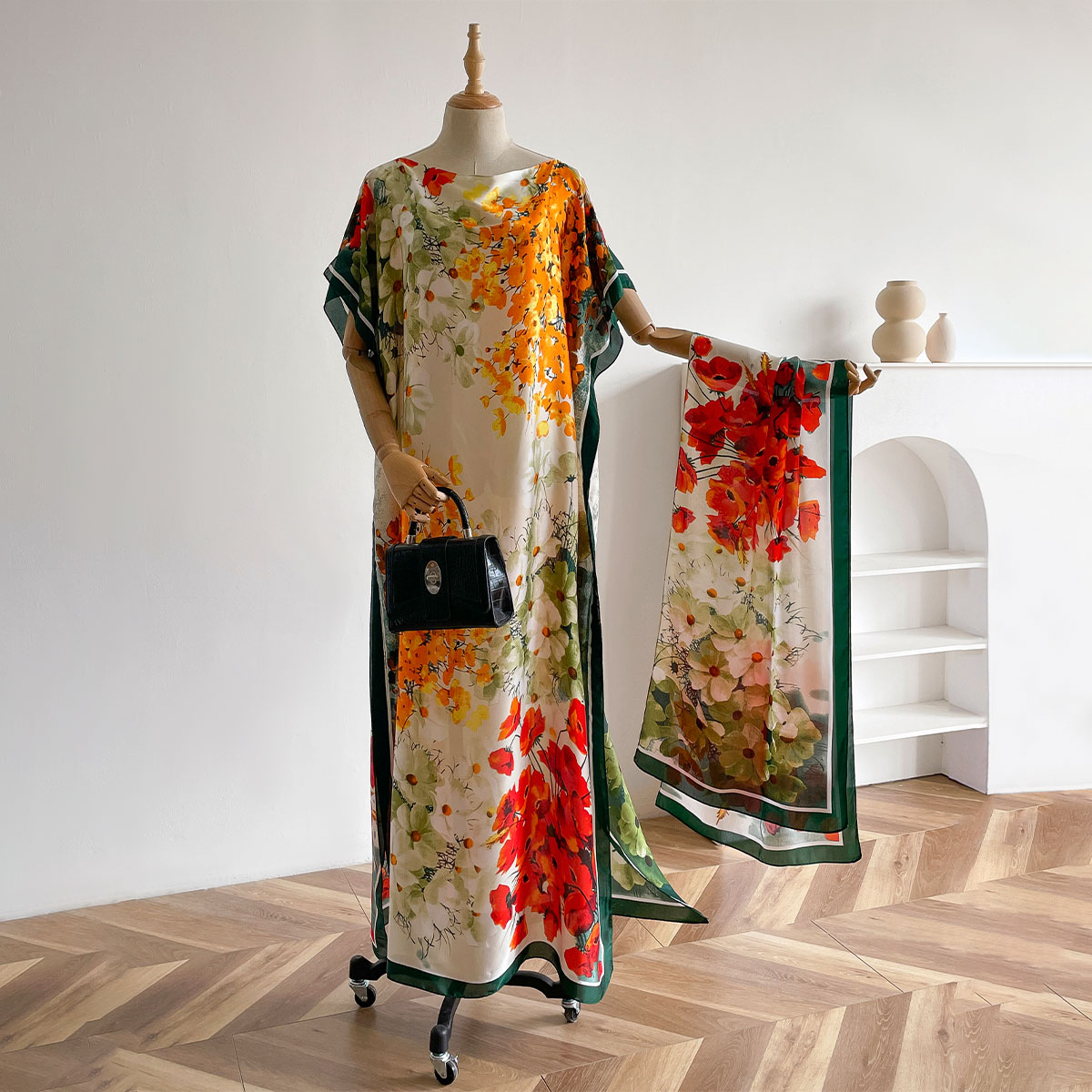 Women's Long Shawl Dubai Fashi - Summer Clothing For Older Women ulasan dan harga