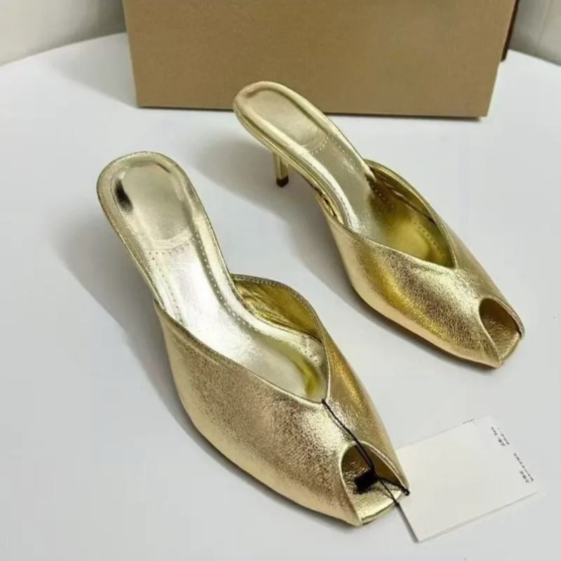 Women's Pumps Designer Gold Wo - Summer Clothing Elegant ulasan dan harga