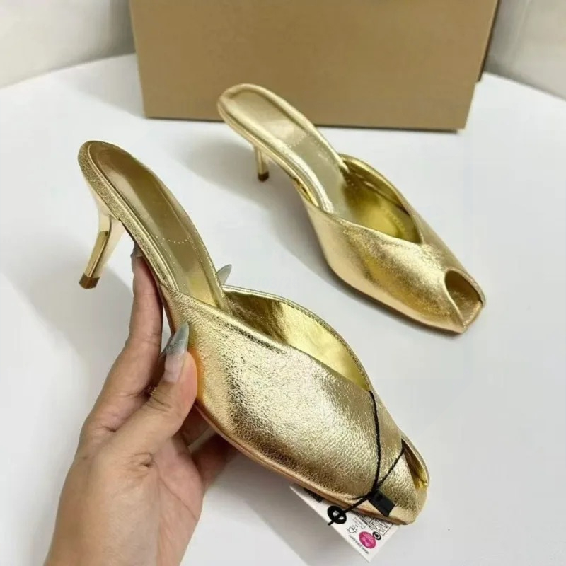 Women's Pumps Designer Gold Wo - Summer Clothing Elegant ulasan dan harga