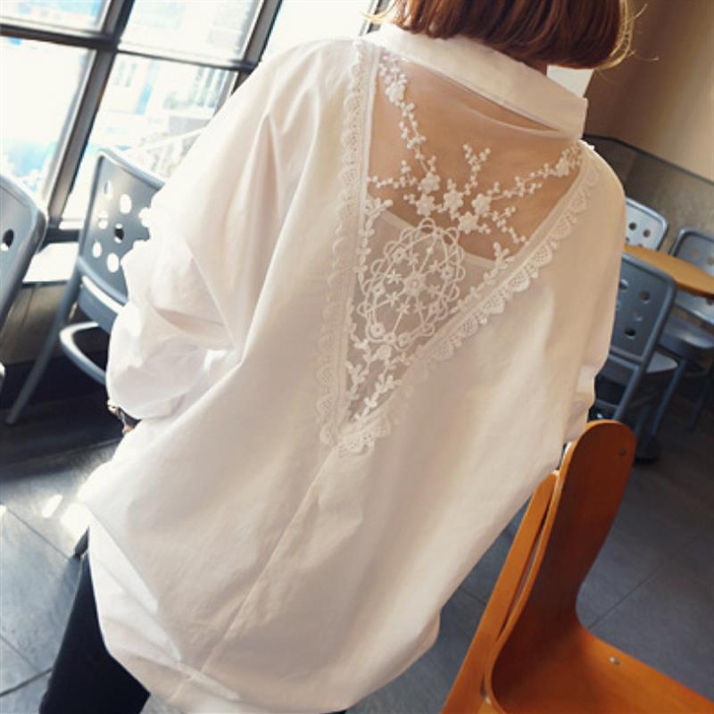 Fashion V-Neck Embroidery Gauz - Summer Gauze Clothing ulasan dan harga
