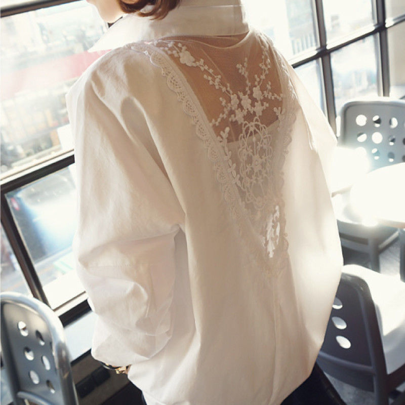 Fashion V-Neck Embroidery Gauz - Summer Gauze Clothing ulasan dan harga